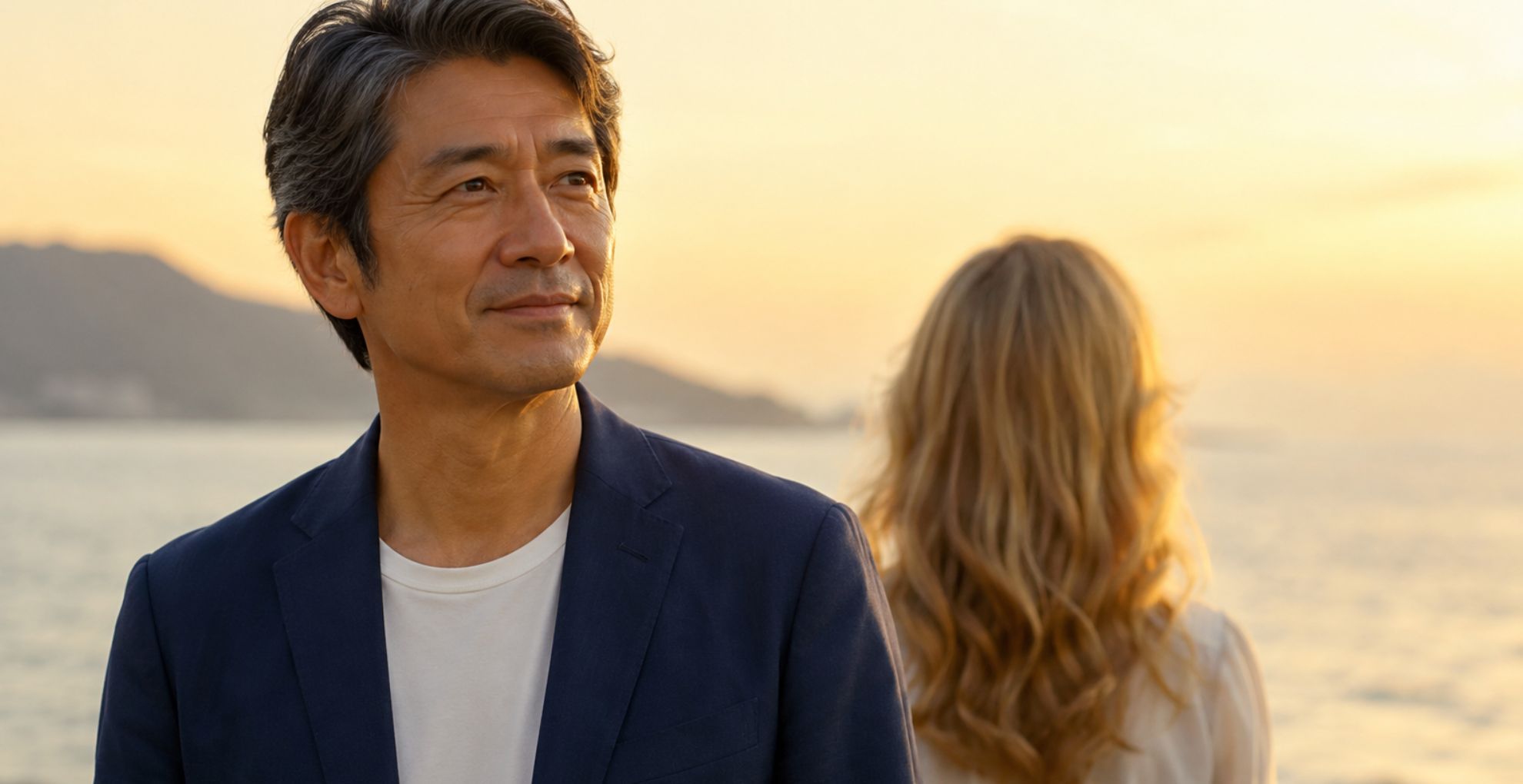 50代男性と外国人女性の国際結婚の可能性を考えるイメージ画像